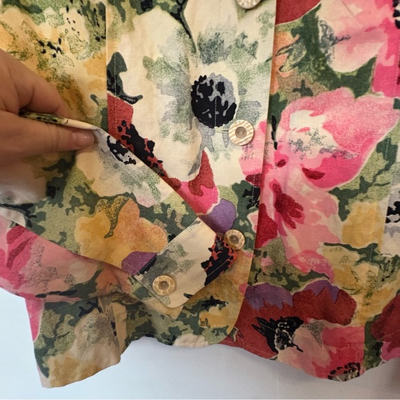 Coldwater Creek Multicolor Floral Jacket - Picture 5 of 9